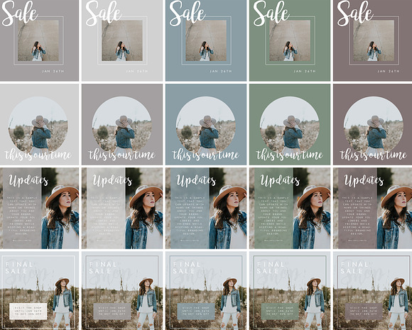 Premade Social Media Post Templates in Templates - product preview 3