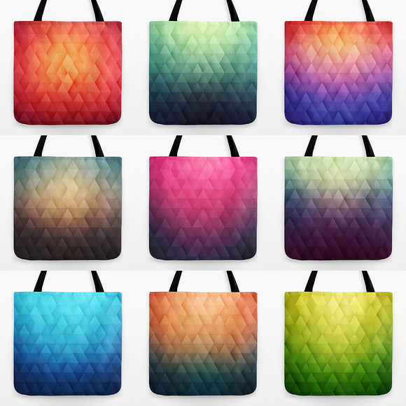 Vector Geometrical Backgrounds in Patterns - product preview 2