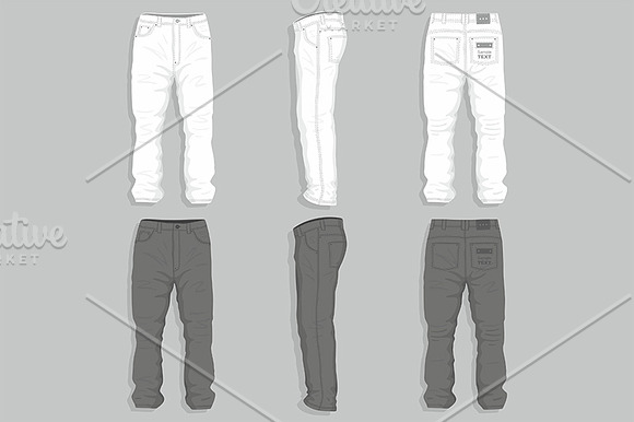 Men's pants in Illustrations - product preview 1