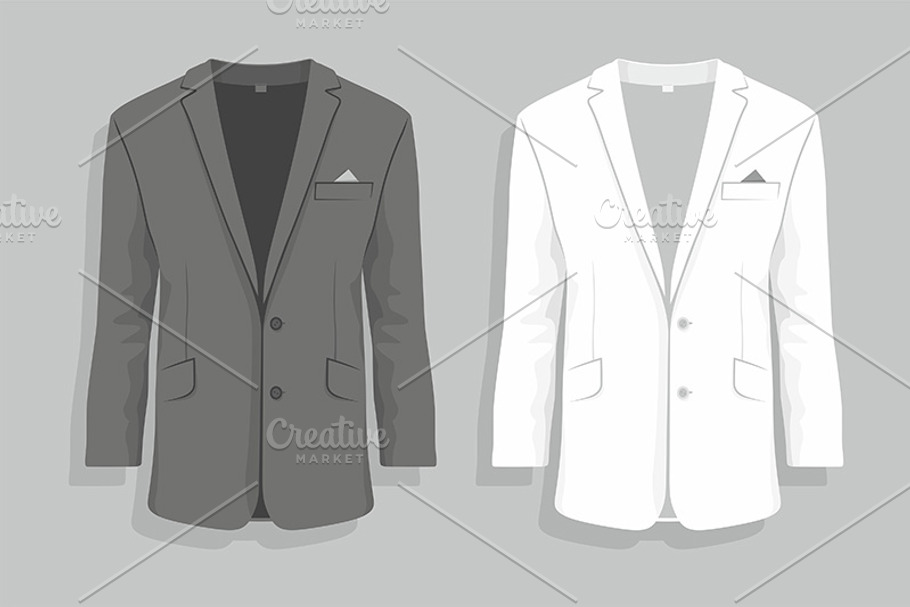 Men's suit in Illustrations - product preview 8