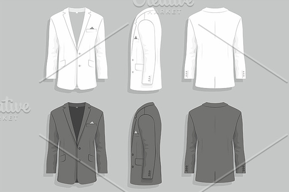 Men's suit in Illustrations - product preview 1