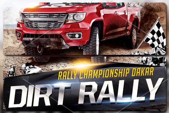 Dirt Rally in Flyer Templates - product preview 1