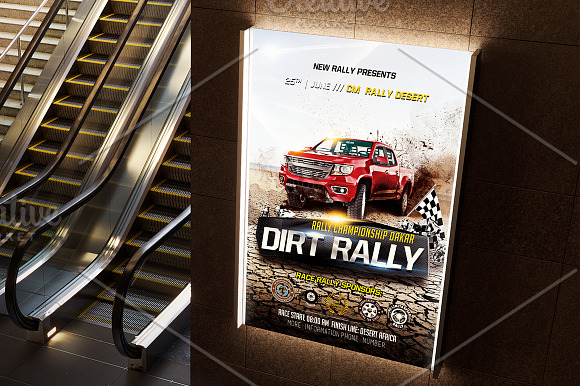 Dirt Rally in Flyer Templates - product preview 2
