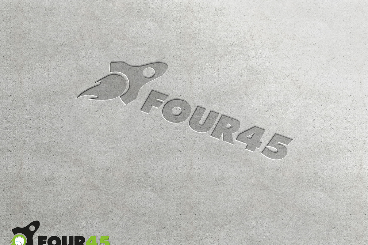 Four45 Delivery Logo in Logo Templates - product preview 8
