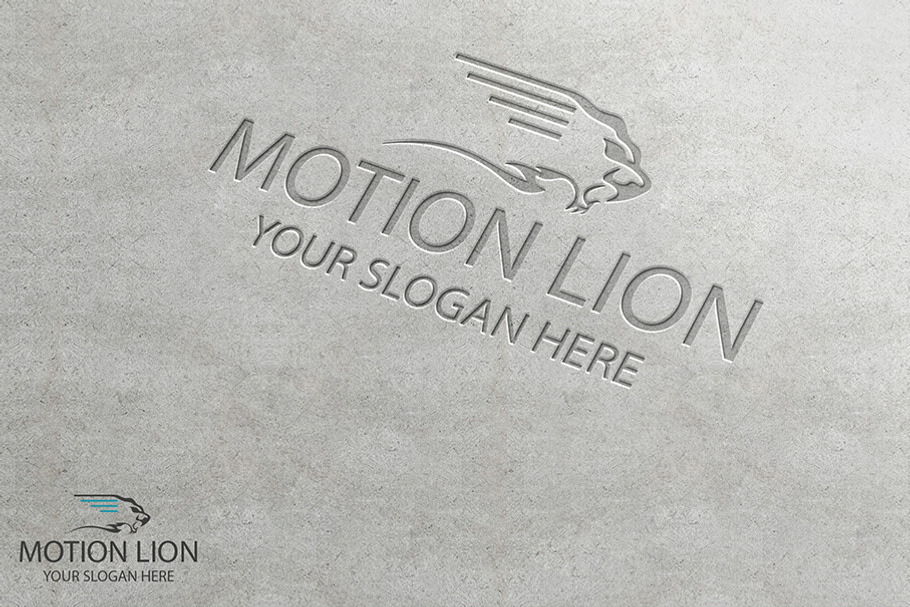 Motion Lion Logo in Logo Templates - product preview 8