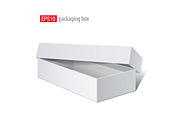 White blank Package Box