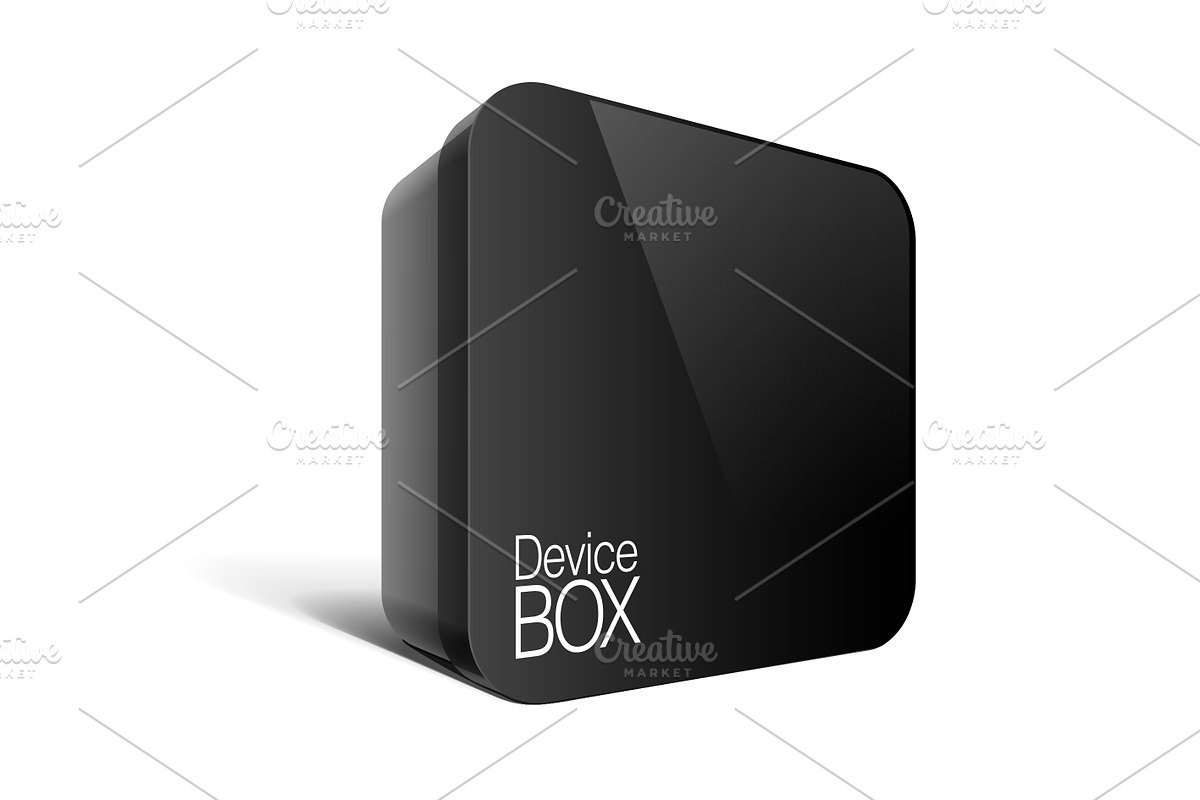 Square shape Cardboard Box in Product Mockups - product preview 8