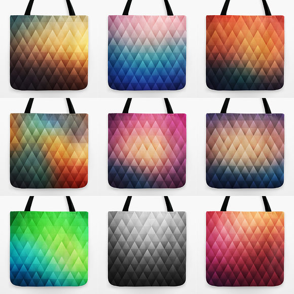 Vector Geometrical Backgrounds in Patterns - product preview 1