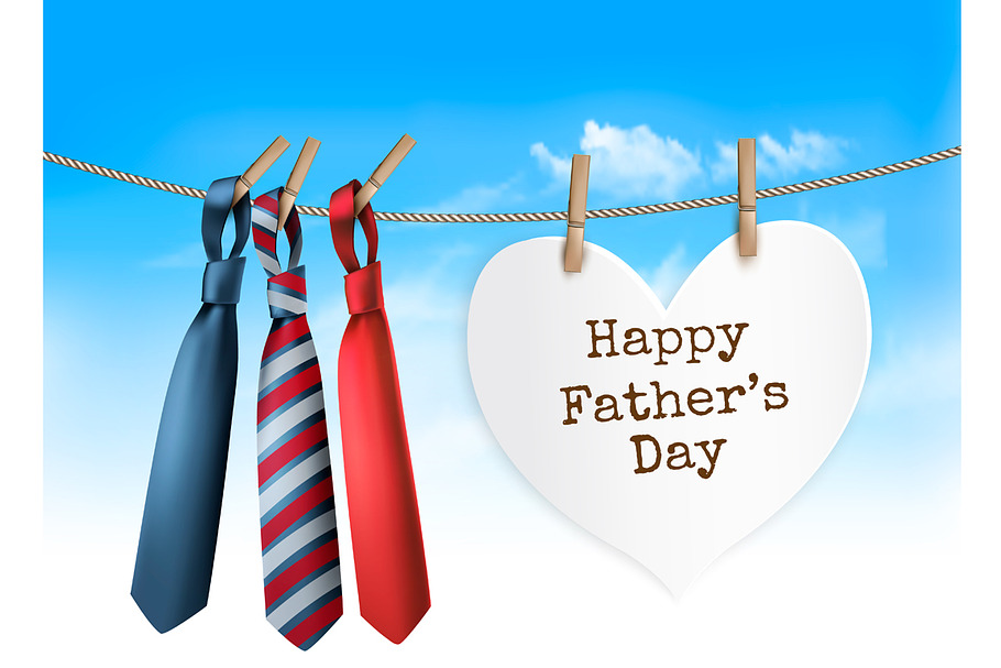 Happy Father's Day Background in Illustrations - product preview 8