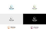 Out Line Home Style Logo