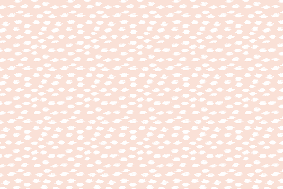 Blush Pink Scribble Seamless Pattern