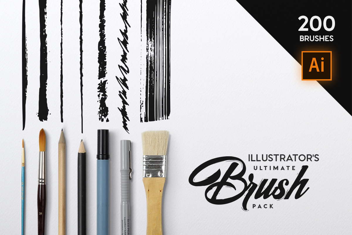 Illustrator's Ultimate Brush Pack in Photoshop Brushes - product preview 8