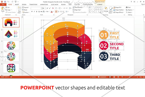 Flexible Infographic Bundle (vol.8) in PowerPoint Templates - product preview 5