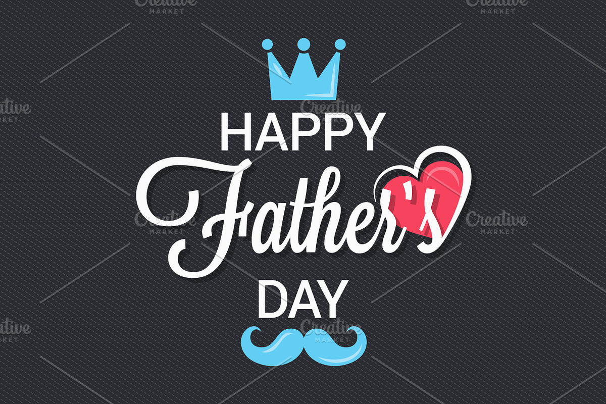 fathers day logo background in Illustrations - product preview 8