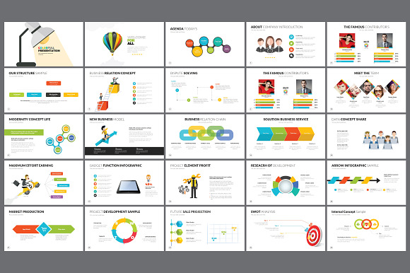 Colorful PowerPoint Template in PowerPoint Templates - product preview 2