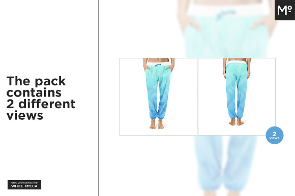 Harem Pants Mock-up in Product Mockups - product preview 1