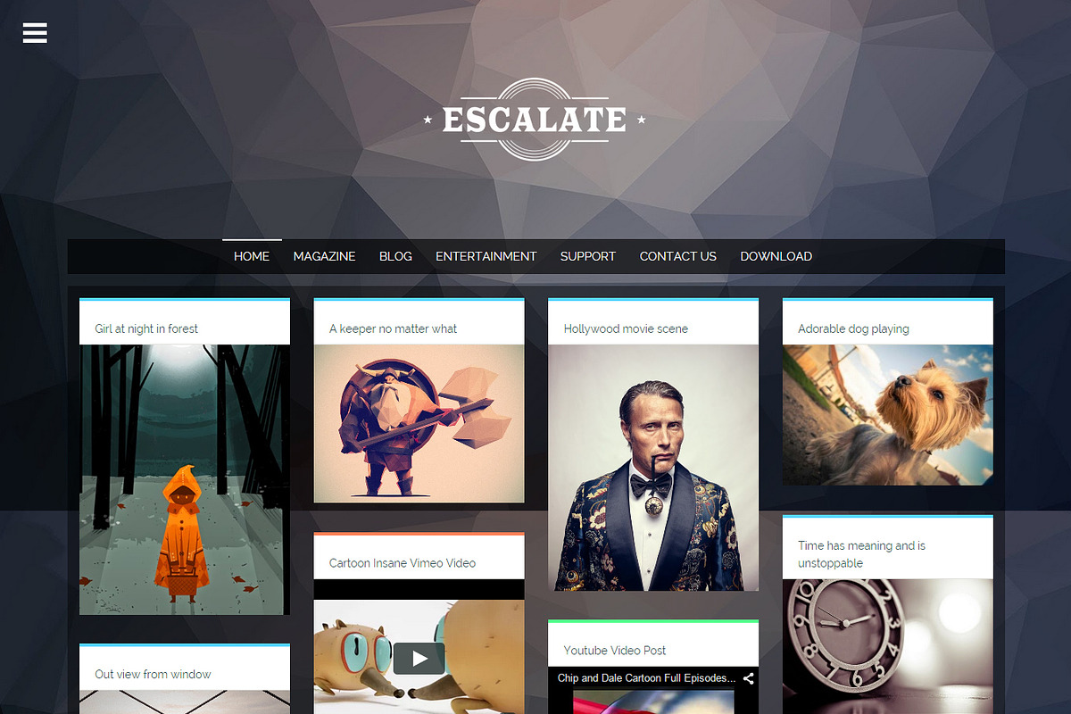 Escalate Creative Blogger Template in Templates - product preview 8