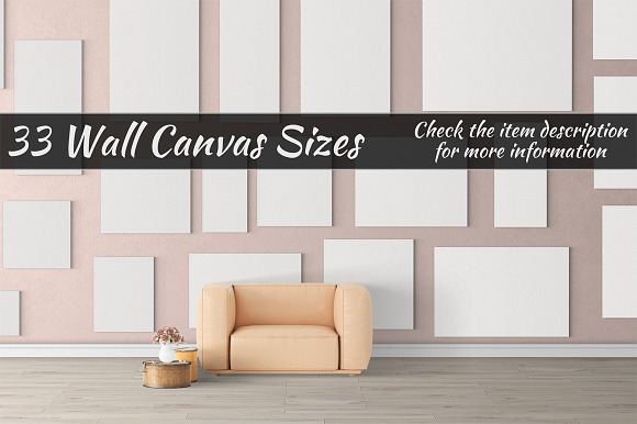 Canvas Mockups Vol 500 in Print Mockups - product preview 1