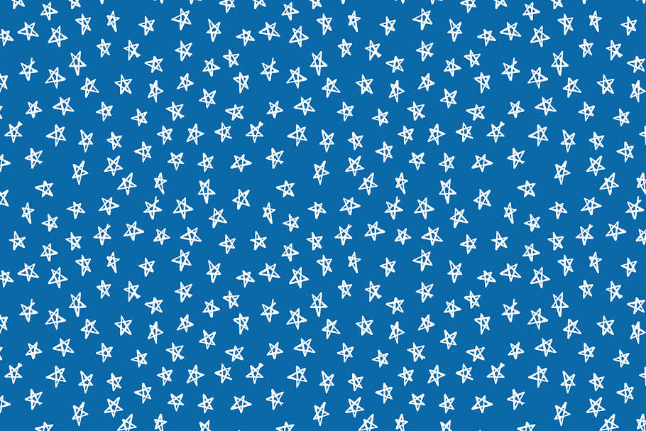Whimsical Stars Seamless Pattern in Patterns - product preview 8