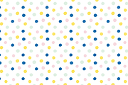 Brush Dots Vector Pattern