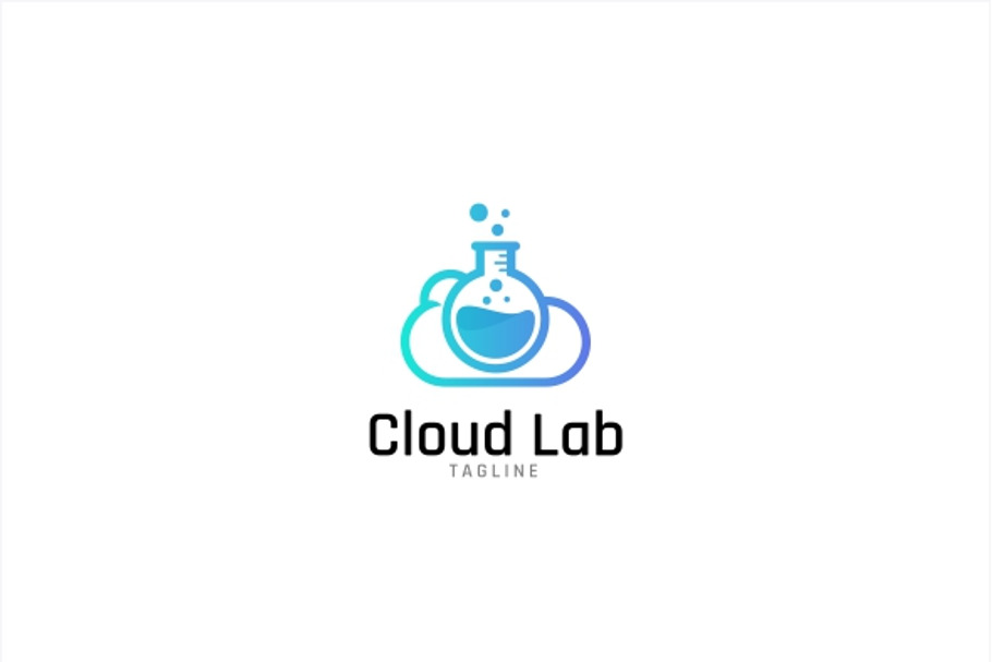 Cloud Lab Logo in Logo Templates - product preview 8