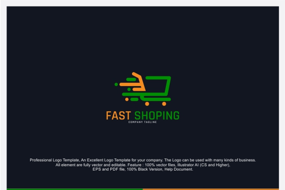 Fast Shop Logo in Logo Templates - product preview 8