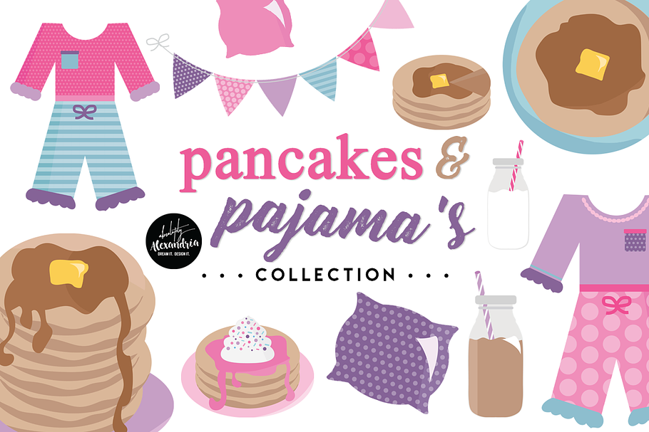 Pancakes & PJ's Graphics & Patterns