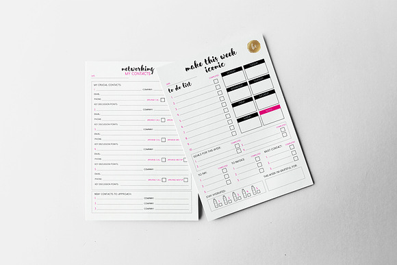 Work from home - Printable Planner in Stationery Templates - product preview 2