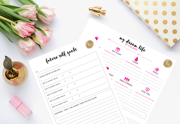 Gratitude - Printable Planner  in Stationery Templates - product preview 2