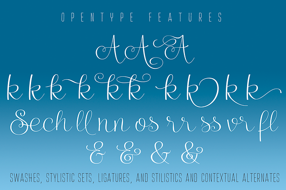 Serenus Regular in Script Fonts - product preview 3