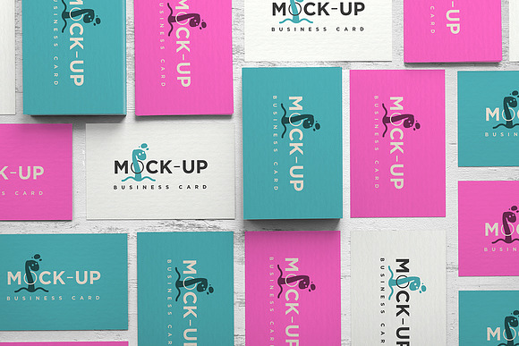 Business Card Mock-up 85 x 55 in Print Mockups - product preview 2