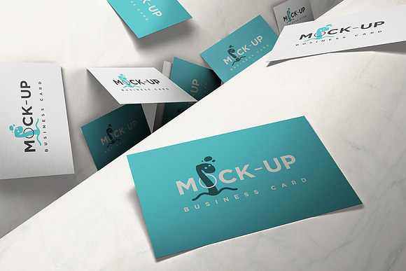 Business Card Mock-up 85 x 55 in Print Mockups - product preview 4