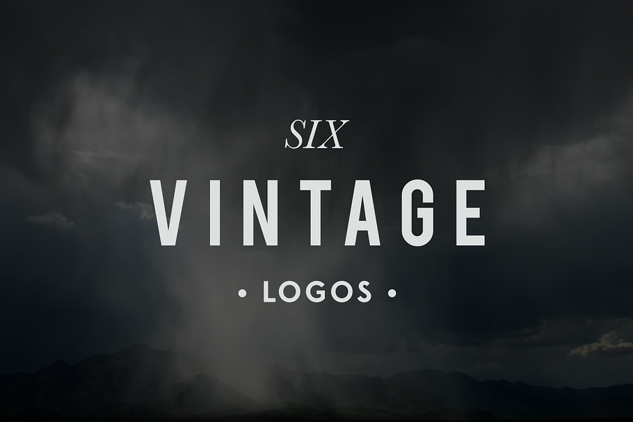 Six Rustic Logos in Logo Icons - product preview 8