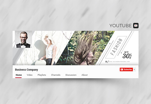 Fasion Social Media Cover kit in Facebook Templates - product preview 5