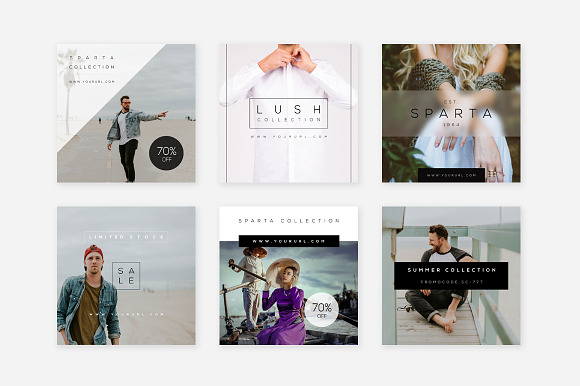 Fashion Instagram Pack in Instagram Templates - product preview 1