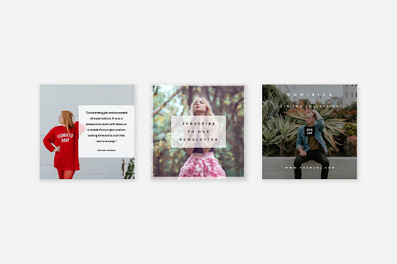 Fashion Instagram Pack in Instagram Templates - product preview 2