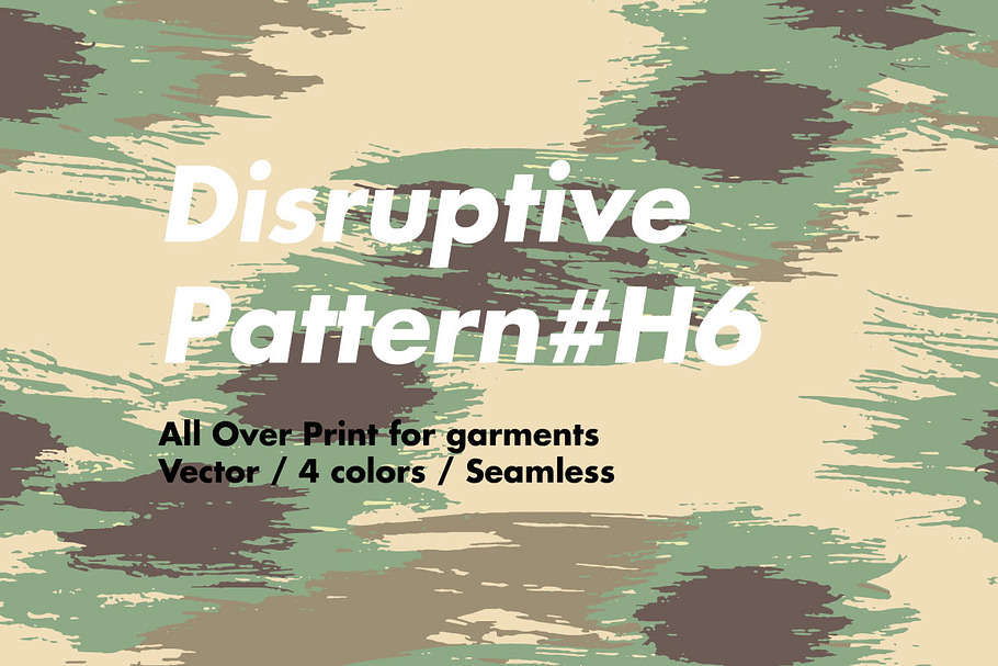 Disruptive Pattern #H6 Desert Camo