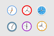 6 Clock Icons