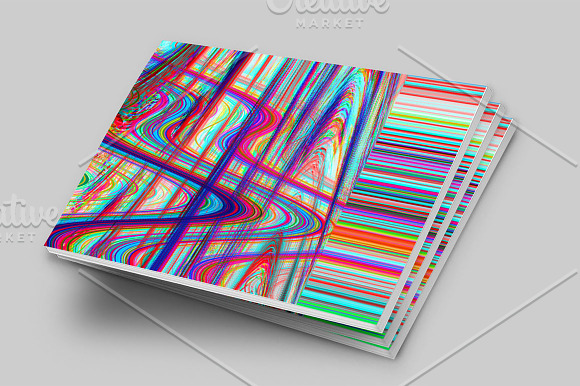 Glitch backgrounds. Screen error in Textures - product preview 1