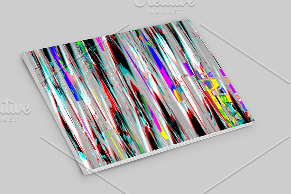 Glitch backgrounds. Screen error in Textures - product preview 4