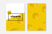 Cheese poster, menu design.
