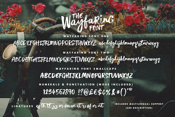 The Wayfaring Font Duo in Whimsical Fonts - product preview 7