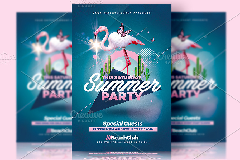 Summer Party - Flyer Templates