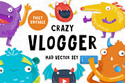 The Crazy Vlogger - YouTube set