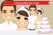 Cutting Wedding Cake