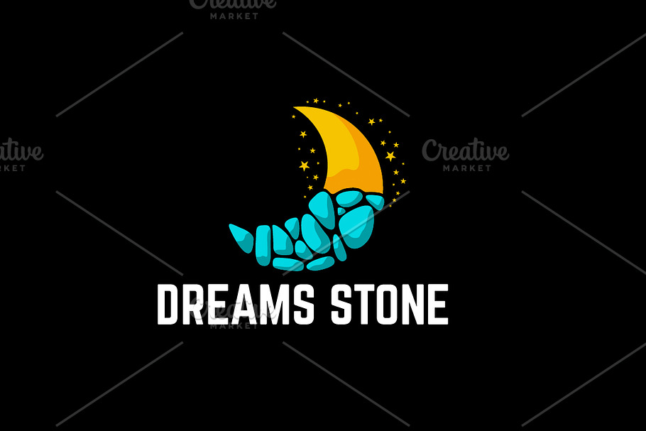 Dreams Stone Concept Logo Template