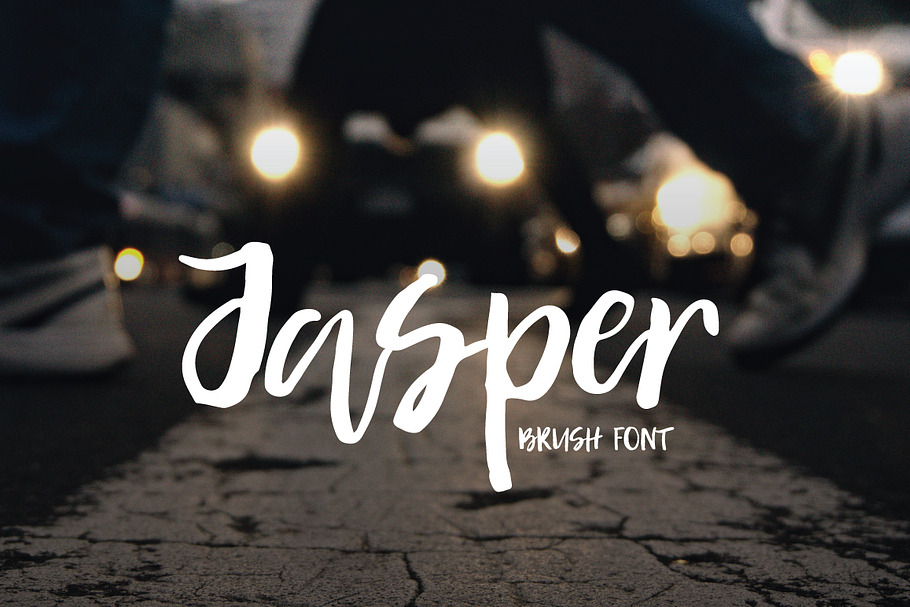 Jasper | Brush Font in Script Fonts - product preview 8