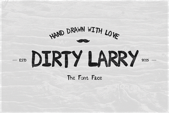 Dirty Larry (Hand Drawn Font) in Display Fonts - product preview 2