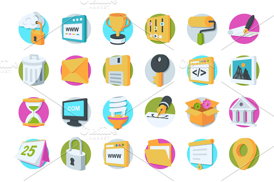 36 Web Design and Development Icons 