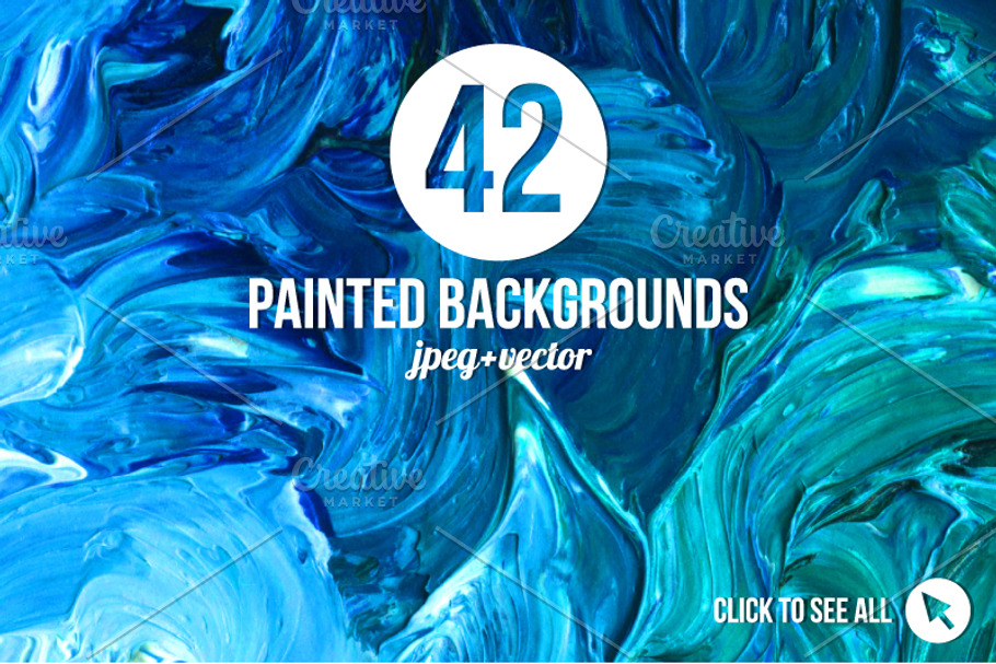 42 Magic Painted Backgrounds